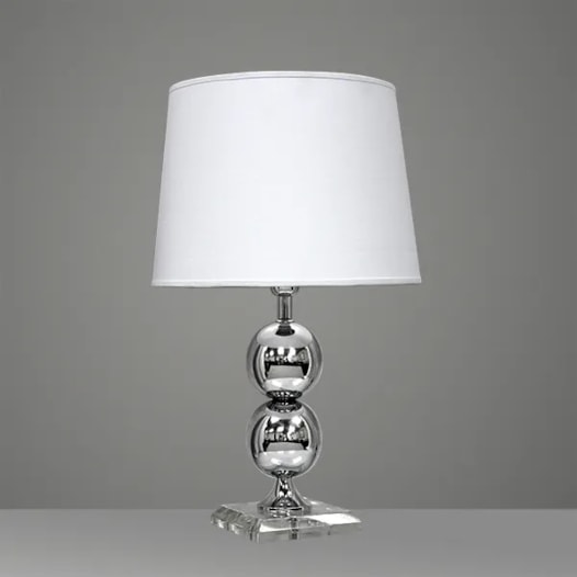 ABAJUR 2 BOLAS METAL Ø10X10CM BASE QUADRADA LATÃO | GOLDEN-ART M701LT ABAJUR 2 BOLAS METAL Ø10X10CM BASE QUADRADA LATÃO | GOLDEN-ART M701LT