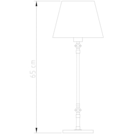 ABAJUR ANGLE 2 ARTICULAÇÕES PINTURA AÇO/ALUMÍNIO | GOLDEN-ART M740PI