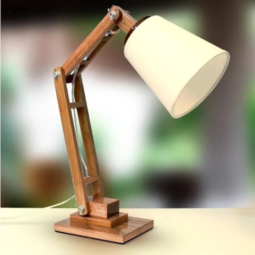 ABAJUR ARTICULADO MADEIRA | GOLDEN-ART M753MD ABAJUR ARTICULADO MADEIRA | GOLDEN-ART M753MD