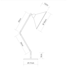 ABAJUR BABOO BRAÇO DE 30CM 2 ARTICULAÇÕES LATÃO | GOLDEN-ART M1060-30-411LT ABAJUR BABOO BRAÇO DE 30CM 2 ARTICULAÇÕES LATÃO | GOLDEN-ART M1060-30-411LT