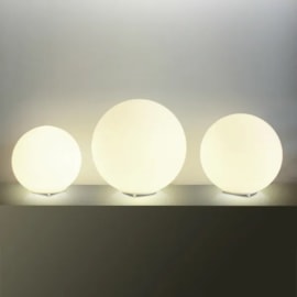 ABAJUR BOLA OPALINA Ø30CM BASE PINTADA | GOLDEN-ART M755-30 ABAJUR BOLA OPALINA Ø30CM BASE PINTADA | GOLDEN-ART M755-30