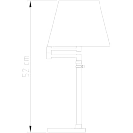 ABAJUR BRAÇO ARTICULADO TELESCÓPICA LATÃO | GOLDEN-ART M039LT ABAJUR BRAÇO ARTICULADO TELESCÓPICA LATÃO | GOLDEN-ART M039LT