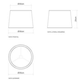 ABAJUR CASTT BASE REDONDA COM Ø22CM PINTURA AÇO/ALUMÍNIO | GOLDEN-ART M895PI ABAJUR CASTT BASE REDONDA COM Ø22CM PINTURA AÇO/ALUMÍNIO | GOLDEN-ART M895PI