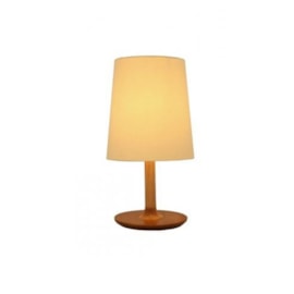 ABAJUR CLASSIC P 40XØ20CM LINHO E MADEIRA OFF WHITE E JEQUITIBÁ | NOVA HOME 1068 ABAJUR CLASSIC P 40XØ20CM LINHO E MADEIRA OFF WHITE E JEQUITIBÁ | NOVA HOME 1068