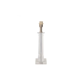 ABAJUR CLASSIC SEM CÚPULA VIDRO E METAL TRANSPARENTE E CROMADO 1XE27 | BELLA ILUMINAÇÃO XL1206 ABAJUR CLASSIC SEM CÚPULA VIDRO E METAL TRANSPARENTE E CROMADO 1XE27 | BELLA ILUMINAÇÃO XL1206