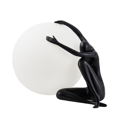 ABAJUR DE MESA OLI E27 PRETO | NORDECOR 2565 ABAJUR DE MESA OLI E27 PRETO | NORDECOR 2565