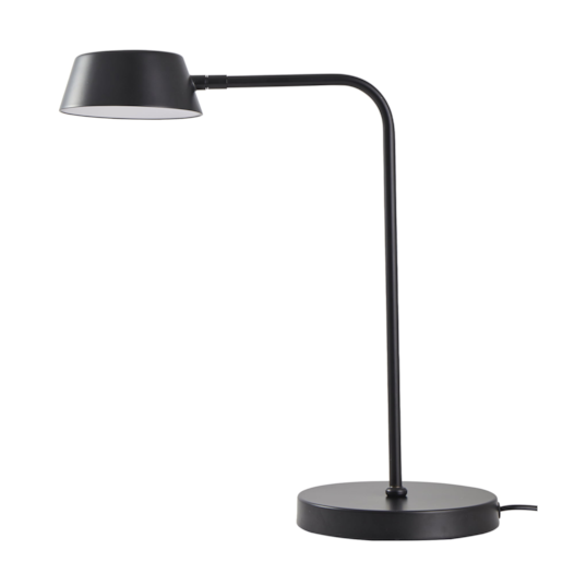 ABAJUR DE MESA ZAVI 7W 3000K PRETO | NORDECOR 2550