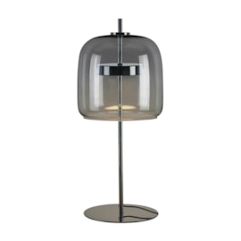 ABAJUR LED KANE METAL E VIDRO ONIX E FUMÊ 7W 3000K | STUDIOLUCE AB1736OX ABAJUR LED KANE METAL E VIDRO ONIX E FUMÊ 7W 3000K | STUDIOLUCE AB1736OX