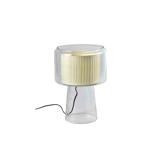 ABAJUR MALIA 1XE27 MAX 40W 32X47CM VIDRO E TECIDO TRANSPARENTE E BEGE | BELLA ILUMINAÇÃO MAL1AB01TR10 ABAJUR MALIA 1XE27 MAX 40W 32X47CM VIDRO E TECIDO TRANSPARENTE E BEGE | BELLA ILUMINAÇÃO MAL1AB01TR10