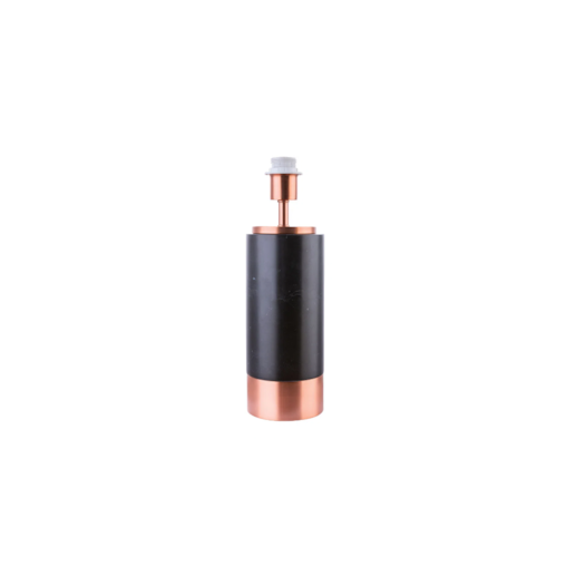 ABAJUR MARMO SEM CÚPULA Ø12X39CM MÁRMORE E METAL COBRE E PRETO| BELLA ILUMINAÇÃO GL001EB ABAJUR MARMO SEM CÚPULA Ø12X39CM MÁRMORE E METAL COBRE E PRETO| BELLA ILUMINAÇÃO GL001EB