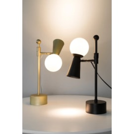 ABAJUR PIVÔ BOLA DE VIDRO G9 + SPOT GU10 LATÃO | GOLDEN-ART M9900LT ABAJUR PIVÔ BOLA DE VIDRO G9 + SPOT GU10 LATÃO | GOLDEN-ART M9900LT