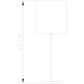 ABAJUR SLIM PALITO 30CM HASTE FIXA BASE QUADRADA PINTURA AÇO/ALUMÍNIO | GOLDEN-ART M622PI ABAJUR SLIM PALITO 30CM HASTE FIXA BASE QUADRADA PINTURA AÇO/ALUMÍNIO | GOLDEN-ART M622PI