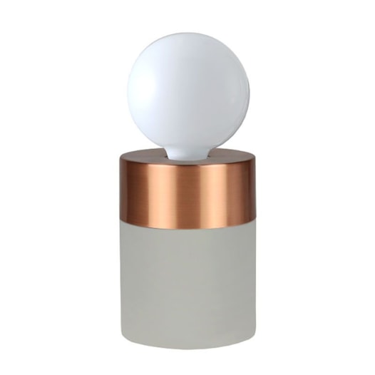 ABAJUR TINT Ø9X12CM 1XE27 CONCRETO CINZA E METAL COBRE | STUDIOLUCE WHITE QAB1375CO ABAJUR TINT Ø9X12CM 1XE27 CONCRETO CINZA E METAL COBRE | STUDIOLUCE WHITE QAB1375CO