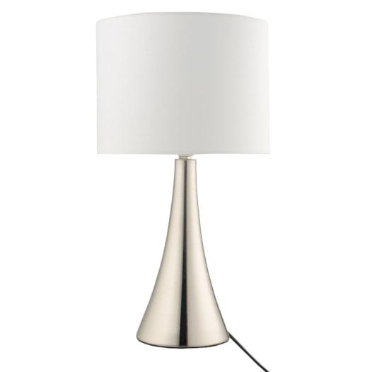 ABAJUR TURRET 1L E27 40W Ø200X365MM NÍQUEL | STUDIOLUCE WHITE QAB1069-BR ABAJUR TURRET 1L E27 40W Ø200X365MM NÍQUEL | STUDIOLUCE WHITE QAB1069-BR