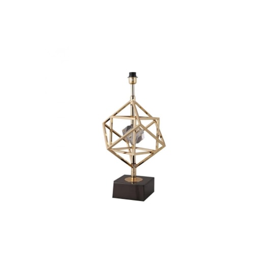 ABAJUR VENETO SEM CÚPULA METAL E ACRÍLICO DOURADO E PRETO 1XE27 | BELLA ILUMINAÇÃO MI012 ABAJUR VENETO SEM CÚPULA METAL E ACRÍLICO DOURADO E PRETO 1XE27 | BELLA ILUMINAÇÃO MI012