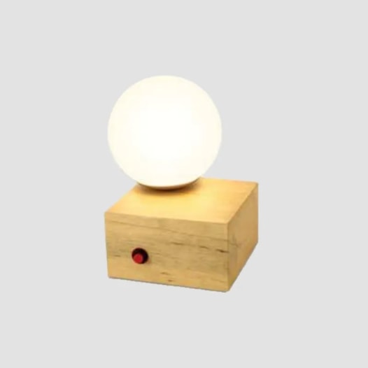 ABAJUR WOOD MADEIRA/VIDRO 1L | TKS 3513 ABAJUR WOOD MADEIRA/VIDRO 1L | TKS 3513