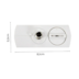 ACESSÓRIO ADAPTADOR DE PENDENTE PARA TRILHO METAL E POLICARBONATO BRANCO | NORDECOR S33046