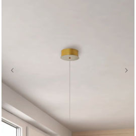 ACESSORIO CANOPLA 12X3CM METAL DOURADO | BELLA ILUMINAÇÃO CNOC001 ACESSORIO CANOPLA 12X3CM METAL DOURADO | BELLA ILUMINAÇÃO CNOC001