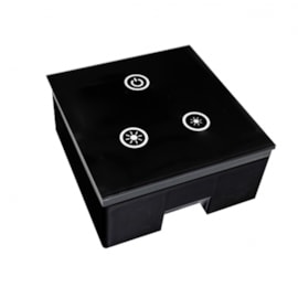 ACESSÓRIO DIMMER TOUCH POLICARBONATO PRETO | ROMALUX 50039 ACESSÓRIO DIMMER TOUCH POLICARBONATO PRETO | ROMALUX 50039