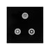 ACESSÓRIO DIMMER TOUCH POLICARBONATO PRETO | ROMALUX 50039