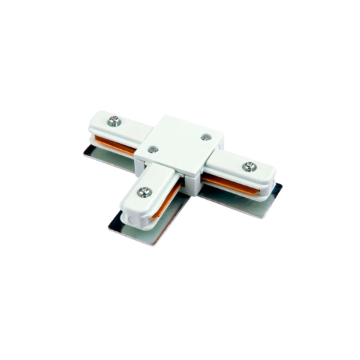 ACESSORIO DOWNLIGHT CONECTOR T PARA TRILHO D 11X0,2CM METAL BRANCO | BELLA ILUMINAÇÃO DL025B ACESSORIO DOWNLIGHT CONECTOR T PARA TRILHO D 11X0,2CM METAL BRANCO | BELLA ILUMINAÇÃO DL025B
