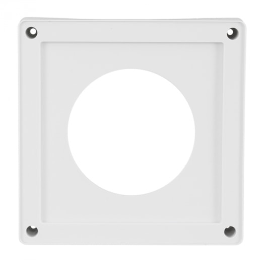 ACESSÓRIO INFINITY QUADRADO SUPORTE SOBREPOR PARA PAINEL 18W BRANCO | GAYA 9339