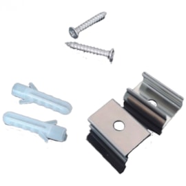 ACESSÓRIO KIT DE SUPORTE PARA PERFIL RODAPÉ ALUMÍNIO | NORDECOR 4173 ACESSÓRIO KIT DE SUPORTE PARA PERFIL RODAPÉ ALUMÍNIO | NORDECOR 4173