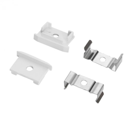 ACESSÓRIO KIT DE TAMPA E GARRA PARA PERFIL DE EMBUTIR | NORDECOR 4133 ACESSÓRIO KIT DE TAMPA E GARRA PARA PERFIL DE EMBUTIR | NORDECOR 4133