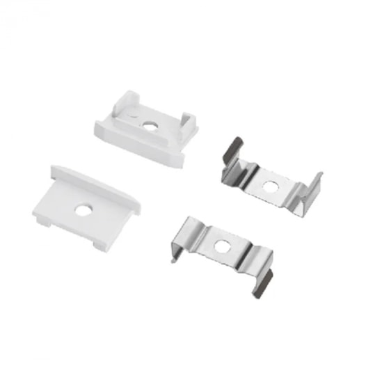 ACESSÓRIO KIT TAMPA E GARRA PARA PERFIL DE SOBREPOR | NORDECOR P2188 ACESSÓRIO KIT TAMPA E GARRA PARA PERFIL DE SOBREPOR | NORDECOR P2188