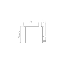ACESSÓRIO TRACE PONTEIRA PARA TRILHO DE EMBUTIR POLIPROPILENO BRANCO | STELLA STL22481BR ACESSÓRIO TRACE PONTEIRA PARA TRILHO DE EMBUTIR POLIPROPILENO BRANCO | STELLA STL22481BR