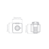 ADAPTADOR PARA TRILHO BRANCO | STELLA SD1100BR ADAPTADOR PARA TRILHO BRANCO | STELLA SD1100BR