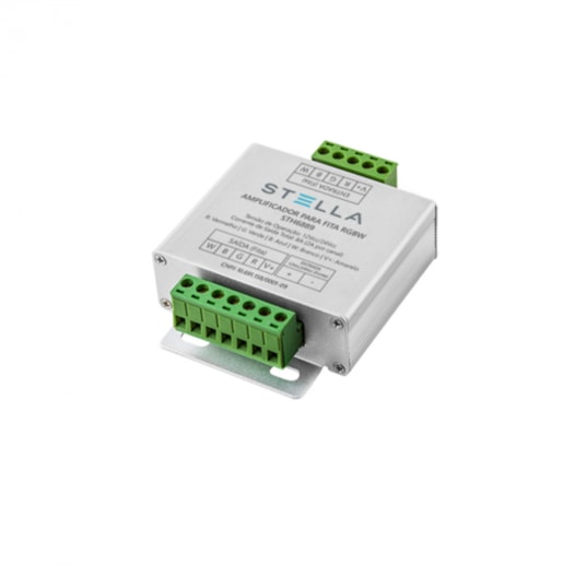 AMPLIFICADOR PARA FITAS LED RGBW 12V E 24V | STELLA STH6889 AMPLIFICADOR PARA FITAS LED RGBW 12V E 24V | STELLA STH6889