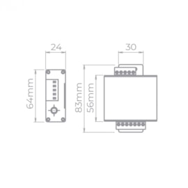AMPLIFICADOR PARA FITAS LED RGBW 12V E 24V | STELLA STH6889 AMPLIFICADOR PARA FITAS LED RGBW 12V E 24V | STELLA STH6889