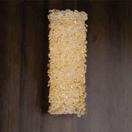 ARANDELA 10x30CM G4x4, METAL+CRISTAL DOURADO | SINDORA DCB00287 ARANDELA 10x30CM G4x4, METAL+CRISTAL DOURADO | SINDORA DCB00287