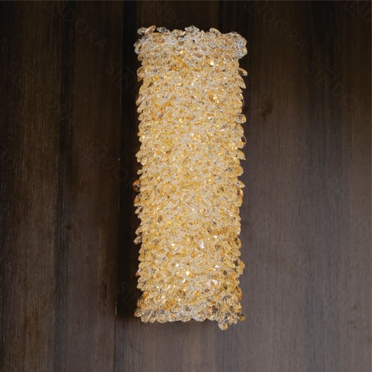 ARANDELA 10x30CM G4x4, METAL+CRISTAL DOURADO | SINDORA DCB00287 ARANDELA 10x30CM G4x4, METAL+CRISTAL DOURADO | SINDORA DCB00287