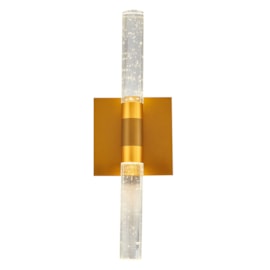 ARANDELA 12×33CM 6W 3000K BIVOLT METAL+CRISTAL DOURADO | SINDORA DCB02110 ARANDELA 12×33CM 6W 3000K BIVOLT METAL+CRISTAL DOURADO | SINDORA DCB02110