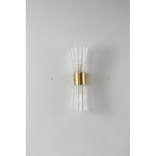 ARANDELA 12×40CM E14×2, METAL+VIDRO BRONZE | SINDORA DCB00281 ARANDELA 12×40CM E14×2, METAL+VIDRO BRONZE | SINDORA DCB00281