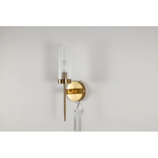 ARANDELA 12×41CM E14X1, METAL+VIDRO BRONZE | SINDORA DCB00275 ARANDELA 12×41CM E14X1, METAL+VIDRO BRONZE | SINDORA DCB00275