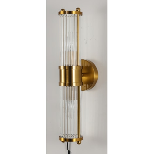 ARANDELA 12×50CM E14×2, METAL+VIDRO BRONZE | SINDORA DCB00278 ARANDELA 12×50CM E14×2, METAL+VIDRO BRONZE | SINDORA DCB00278