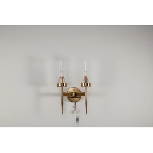 ARANDELA 23×43CM E14×2, METAL+VIDRO BRONZE | SINDORA DCB00276 ARANDELA 23×43CM E14×2, METAL+VIDRO BRONZE | SINDORA DCB00276