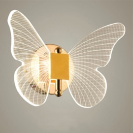 ARANDELA 24x18CM 6W 3000K BIVOLT METAL+ACRILICO DOURADO | SINDORA DCB02158 ARANDELA 24x18CM 6W 3000K BIVOLT METAL+ACRILICO DOURADO | SINDORA DCB02158