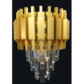 ARANDELA 25×25CM E14×2, METAL+CRISTAL DOURADO | SINDORA DCB00451 ARANDELA 25×25CM E14×2, METAL+CRISTAL DOURADO | SINDORA DCB00451