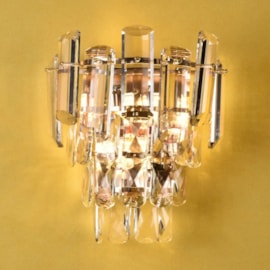 ARANDELA 30×22CM E14×2, METAL+CRISTAL DOURADO | SINDORA DCB00466 ARANDELA 30×22CM E14×2, METAL+CRISTAL DOURADO | SINDORA DCB00466