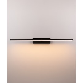 ARANDELA AQUILA 3000K 12W BIVOLT 60X15X5CM ALUMÍNIO PRETA | OPUS LED OPS 86671 ARANDELA AQUILA 3000K 12W BIVOLT 60X15X5CM ALUMÍNIO PRETA | OPUS LED OPS 86671