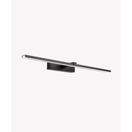 ARANDELA AQUILA 3000K 12W BIVOLT 60X15X5CM ALUMÍNIO PRETA | OPUS LED OPS 86671 ARANDELA AQUILA 3000K 12W BIVOLT 60X15X5CM ALUMÍNIO PRETA | OPUS LED OPS 86671