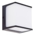 ARANDELA ARGEN QUADRADA 3000K 8W BIVOLT 12X12X9,2CM POLICARBONATO PRETO E BRANCO | BELLA ILUMINAÇÃO ARG1AR01PT012 ARANDELA ARGEN QUADRADA 3000K 8W BIVOLT 12X12X9,2CM POLICARBONATO PRETO E BRANCO | BELLA ILUMINAÇÃO ARG1AR01PT012