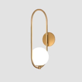 ARANDELA AYLA G 50X14X23CM METAL E VIDRO | TKS 1680 ARANDELA AYLA G 50X14X23CM METAL E VIDRO | TKS 1680