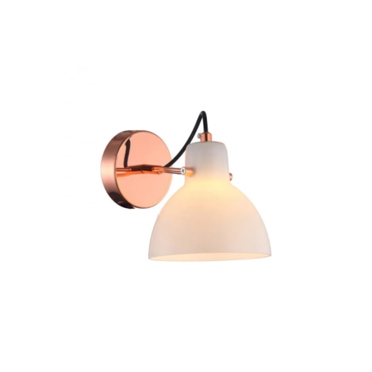 ARANDELA BAR 22X14X17CM METAL E VIDRO COBRE E BRANCO | BELLA ILUMINAÇÃO OP058A ARANDELA BAR 22X14X17CM METAL E VIDRO COBRE E BRANCO | BELLA ILUMINAÇÃO OP058A