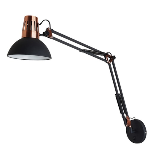 ARANDELA BEAVER 53X16,5X70CM METAL PRETO FOSCO | STUDIOLUCE WHITE AR862-PT ARANDELA BEAVER 53X16,5X70CM METAL PRETO FOSCO | STUDIOLUCE WHITE AR862-PT