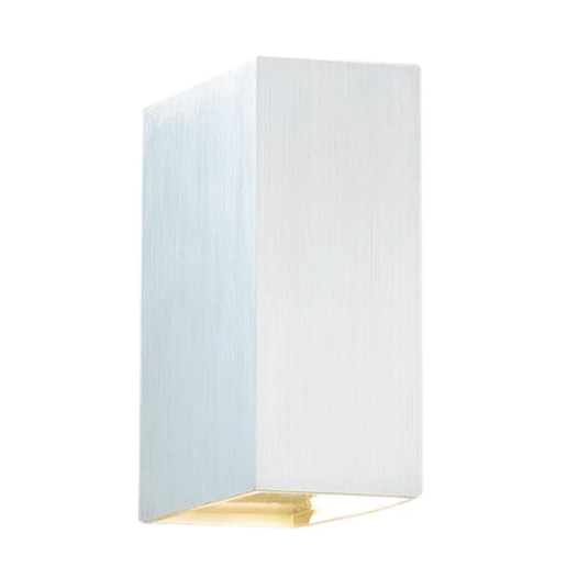 ARANDELA BELLA BRICK LED 5W BIVOLT 5X10X12,5CM ALUMÍNIO PRATA | Bella Iluminação W1905S ARANDELA BELLA BRICK LED 5W BIVOLT 5X10X12,5CM ALUMÍNIO PRATA | Bella Iluminação W1905S